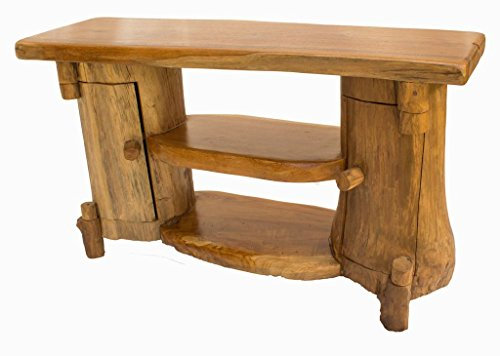 Windalf Holz-Kommode MANI 90 cm Teakholz Sideboard Kommode Unikat