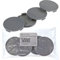 Lot de 4 cache-moyeux de 64 mm - Gris - Plat - Pour Alutec Rial Anzio