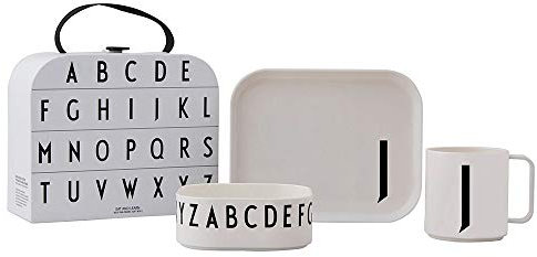 Design Letters Tritan Suitcase | Personalisierte Geschenke Baby | Geschenke zur Einschulung, Einschulung Geschenk, Taufgeschenke | Trinkbecher Kinder, Kinderteller, Baby Schüssel | Kindergeschirr | J
