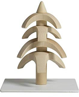 Seiffener Volkskunst Drehbaum Twist, Weißbuche - 8 cm