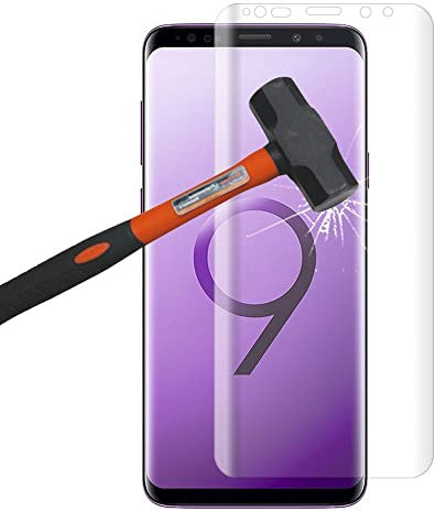 annaPrime Verre Trempé pour Samsung Galaxy S9 5.8, [Lot de 1] Film Protection écran Bord Incurvé Anti cassé, Anti Rayures, sans Bulles, Ultra Résistant Couleur Transparent