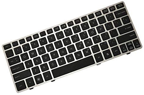 Gazechimp Clavier pour HP Elitebook 2560 2570P Clavier d'ordinateur Portable Remplacement Anglais Pièce de Réparation