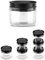 Dreamfarm Ortwo Lite Replacement Jars | Refillable Grinder | Salt, Pepper and Spice Mill Replacement Jars | Black, 2oz