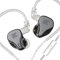 CCA KZ DQ6 In-Ear Monitor Headphones 3DD HiFi Sports Wired Earphone Noise Cancelling Headphones Stereo Headphones with-Grey With Mic