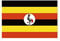 Stormflag Uganda Flagge(90cmx150cm) Polyester Pongee 90g mit Ösen mit genäht.