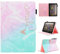 BYCeKe Compatible for Amazon Fire HD 10 Case & Fire HD 10 Plus Tablet Case (13th/11th Generation 2023/2021 Release) PU Leather Flip Stand Cover with Smart Auto Wake/Sleep & Pencil Holder, Pink Blue