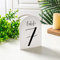 UNIQOOO Acryl-Tischschild für Hochzeiten, Acryl-Tischnummern, Schilder (Bogen 12,7 x 17,8 cm, Weiß, 20 Stück)