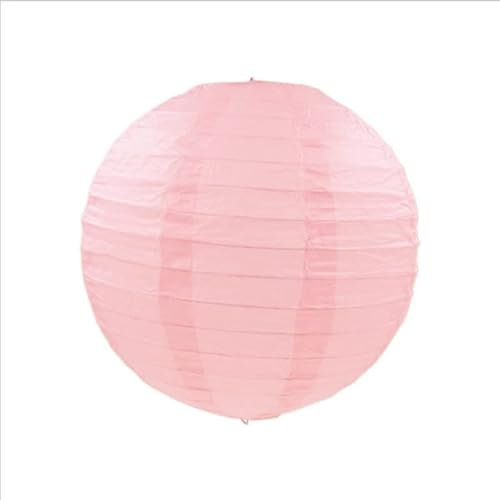 Papierlaternen 20 stücke 6 -12 Lotus Wurzel Rosa Papier Laternen Runde Lampe for Hochzeit Party Lampe Outdoor Indoor Hanging Decor (Color : Lotus Root Pink)