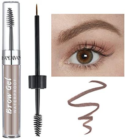 Gel per sopracciglia gel per trucco sopracciglia, pigmento per sopracciglia impermeabile a lunga durata con pennello per tonalità naturali di trucco, timbro per sopracciglia ciglia 03 #
