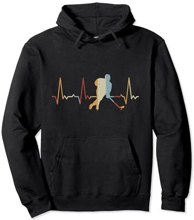 Herzschlag Eishockey Pullover Hoodie