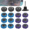 Wkmamo 15 Pcs Strip Discs Stripping Wheel,Strip Disc Rust Removal Wheel, 2 Inch Removes Rust Strips Paint Strip Wheel,Quick Change for Roloc Strip Disc,Metal Steel Grinding Polishing with 1 Holder