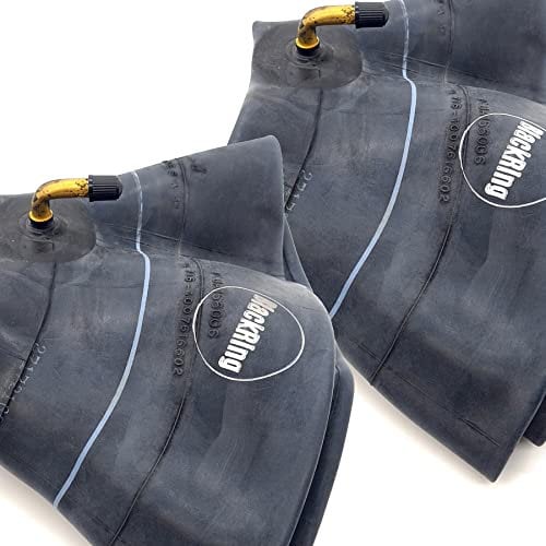 BlackRing 2x Inner Tubes 15x6.00-6 Bent Metal Valve TR87 Ride On Lawn Mower Garden Tractor 15x600x6