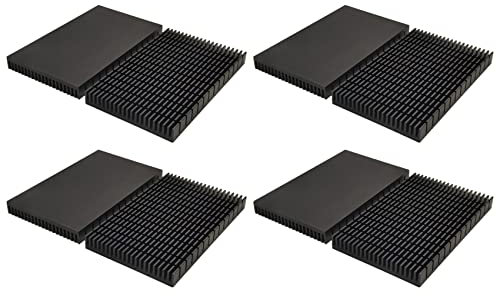 Cusstally 4 x DIY Radiators for RTX 3080 3090 Graphics Card Rear VRAM GPU 150 x 90 x 15 mm