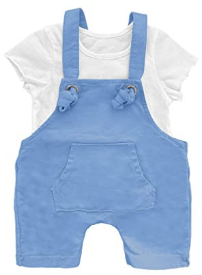 Tutina Salopetta T-Shirt Bimba (cod. 80381) (18 Mesi, Jeans)