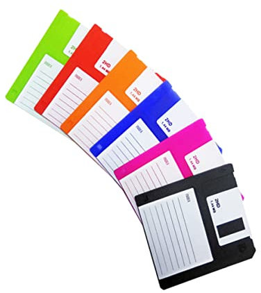 Cabilock 6st Untersetzern, Silikonuntersetzer Untersetzer Tischsets für kalte, heiße Getränke Für Aus Silikon Diskette Kann Schreiben