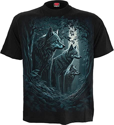 Spiral - Forest Guardians - T-Shirt Schwarz - S, Schwarz, Klein
