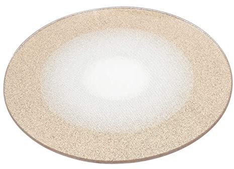 Magie di Natale Piatto decorato con glitter Oro centrotavola in vetro per tavola natalizia da 20 cm (1)