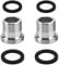 YDHfdc 2 Piezas Conector Aireador de Grifo M18 a M22 Macho Rosca Conector Aireador de Latón con Juntas de Goma para Purificador de Agua de Grifo de Fregadero