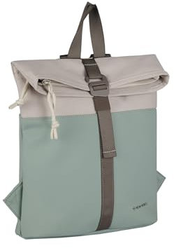 New Rebels Backham Los Angeles Salie Grün 7L Rolltop Rucksack Wasserabweisend