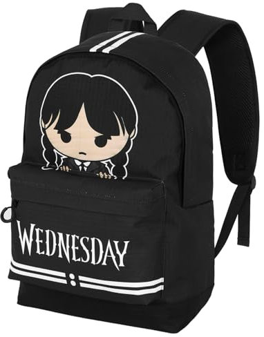 Wednesday Cute-Fan HS Rucksack 2.2, Grau, 31 x 44 cm, Kapazität 24 L
