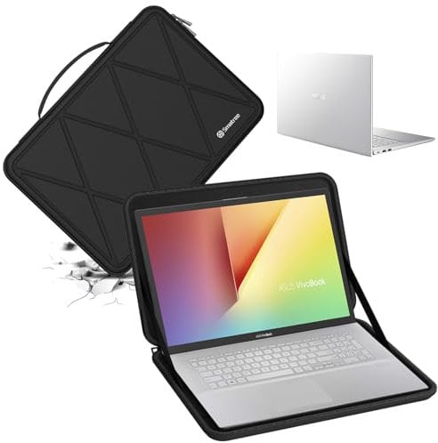 Smatree Hard EVA Protective Sleeve Case Compatible for 17.3 inch ASUS Vivobook 17 laptop, Waterproof Hard Case for 17.3 inch ASUS Vivobook 17X laptop (X8312)