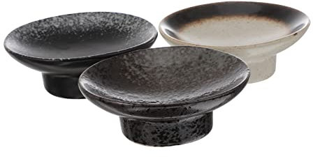 IMIKEYA 3 Stk Snack-Platte küchenarmatur kitchen accessories küche zubehör küchenzubehör Appetizer dish antipasti teller eisschale Keramik Dip-Tablett Tomate das Gericht Wiederverwendbar