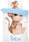 Pictogogo Personalisierte Baby Bettwäsche mit AFFE - 100x135cm, Wählbare Unterfarbe aus Baumwolle, Kinderbettwäsche Mit Namen 135x100, Babybett Komplett Set Mit Reißverschluss