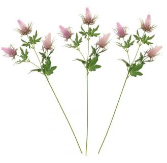 FloristryWarehouse Künstliches Eryngium oder Seestechpalmen-Spray, 69 cm, 3 Stück, Flieder