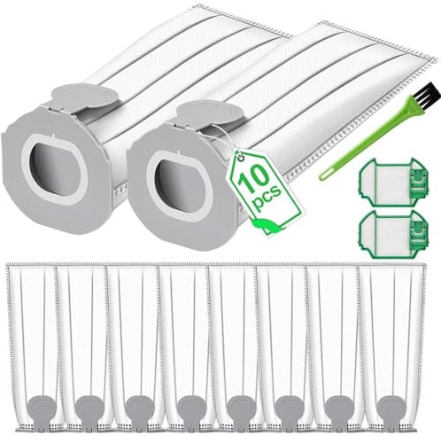 10 Stück FP7 Staubsaugerbeutel für Vorwerk, Staubsaugerbeutel kompatibel mit Vorwerk Kobold VK7 FP7, Premium Filtertüte Ersatzteile Ersatz Staubbeutel für Kobold VK7 Akku-Staubsauger Beutel (VK7)