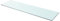 Kavolet 110x30 cm Glasboden Glasscheibe Glasplatte Glasregal Transparent Regalboden Glas Einlegeboden Glasablage für Badezimmer Wandregal Badablage 8 mm stärke