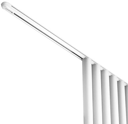 Deckenschiene Gardinen Schienensystem Gardinenstange aus Aluminium Decken Vorhang Schiene 1-läufig Vorhangschiene Raumteiler mit Deckenbefestigung(4.8m(15.7ft))