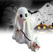 Süße Geisterstatue mit Hund, Halloween Deko, Geister mit Hund Figur, Herbstdeko, Herbst Dekoration, Halloween Geist, Wichtel Weihnachten, Wichtel Deko, Ghost Guide Dog Ornament Home Deko (Stil A)
