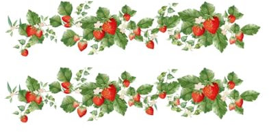 Winhappyhome Red Strawberry Green Vine Wall Sticker for Kitchen Bedroom Door Frame Closet Decoration Stickers Window Stickers