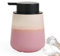 Autumnlife Seifenspender Schaum Spülmittelspender Rosa Schaumseifenspender mit Groß Pumpenkopf, 350 ml Nachfüllbarer Keramik Seifenspender Soap Dispenser für Küche, Bad