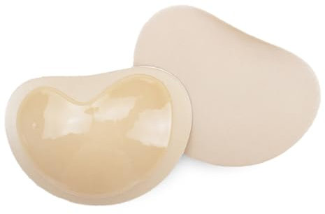 Jinpojun Soutien-Gorge Adhésif Push Up avec Bonnets Invisibles, Soutien-Gorge Autocollant Sans Bretelles et Sans Dos pour Les Robes des Femmes Cache Tetons Femme Réutilisable