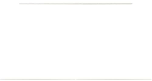 Alberts 484705 Profilé en H | plastique, en blanc | 1000 x 25 x 6 mm (Lot de 3)