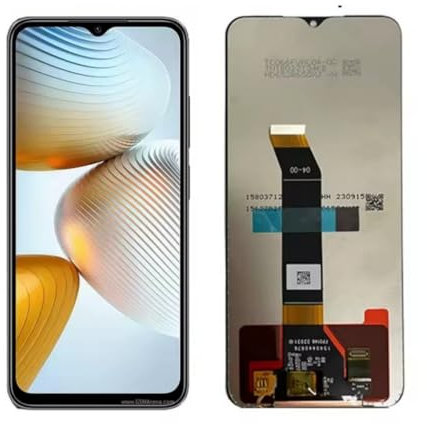 YOOOKOOO - Pantalla LCD táctil para Xiaomi Poco M5 22071219CG, digitalizador de pantalla táctil, piezas de reparación de repuesto (negro sin marco)