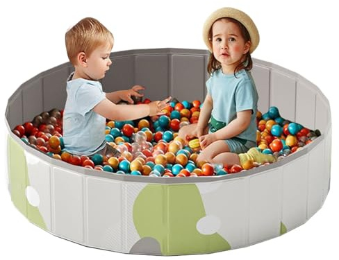 Piscine Pliable pour - Grande Piscine Portable dépliable de Faible Profondeur | Montage Rapide imperméable pour Le Plaisir des en Plein air sur Gazon, Jardin, terrasse