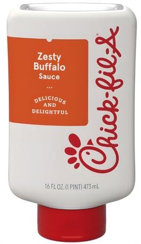 Chick-fil-A Zesty Buffalo Sauce, Ready to Use, Medium Heat, 16oz Bottle / 473ml