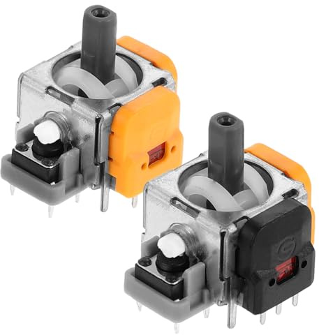 Hoement Hall Effekt 3D Analogstick Joystick 2 Stück für Controller Reparatur mit Schneller Reaktion und Langlebiger Verarbeitung Geeignet für Gaming und Elektronik
