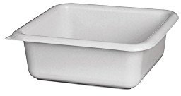 Cuvette carrée 20 cm, 1,5 L Gris moucheté