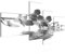 Runa Art Fleurs Orchidée Impression Moderne - Tableau Decoration Murale L'Eau Noir Et Blanc 4 Parties 200042c