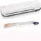 Peach 3 in 1 Laminierset inklusive Laminiergerät, Rollenschneider, Lineal und Folien - für Heim und Büro - geeignet für alle handelsüblichen Folien in allen Grössen bis max. A4 - PBP105