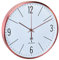 TFA Dostmann Funk-Wanduhr mit kupferfarbenen Metallrahmen, Metall, Kupfer, L310 x B55 x H340 mm