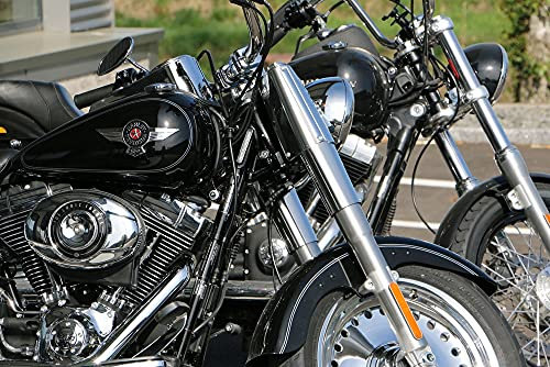 hansepuzzle 42233 - Motorrad Puzzle 2000 Teile - Fortbewegung Motiv mit hochwertiger Aufbewahrung: Kartonbox und wiederverschließbarem Beutel - Format 90 × 60 cm