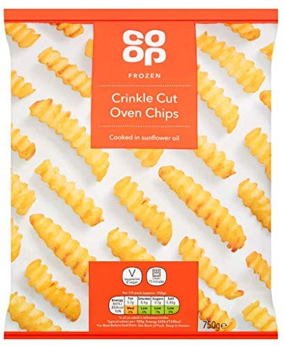 Co-op Crinkle Cut Oven Chips, 750g (Frozen)