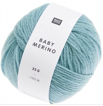 Rico Design Wollknäuel - Blau - Baby Merino