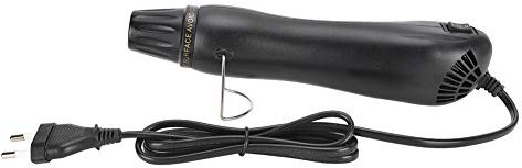 Shanrya Souffleur d'air chaud portable - Prise européenne 220 V - Pour sécher à la soudure (noir)