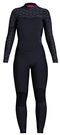 Roxy 5/4/3mm Swell Series - Back Zip Wetsuit for Women - Back-Zip-Neoprenanzug - Frauen - 8 - Schwarz.