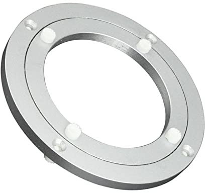 WORDFUN Roulement Plat 500mm - Pivotant Base en Métal, Facile À Tourner, Support Rotatif À 360°, Forte Capacité De Charge, pour Table en Verre, Bois, Marbre, Plateau Tournant De Table
